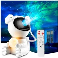 ANYSUN LED Nachtlicht LED Sternenhimmel, Galaxy Projektor Lampe,360°drehbar, Nebula, LED fest integriert, Astronaut Projektor Galaxy Nachtlicht mit Nebula, Timer, Fernbedienung