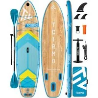 COIL SUP-Board Aufblasbares SUP Board Set – Stand Up Komplettset, (Set, mit Paddel, mit Pumpe), wasserdichte Handytasche, Stabil, Leicht, Zubehör