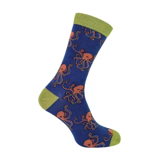 1 Pack Herren Baumwollsocken mit Tiermuster aus Bambus