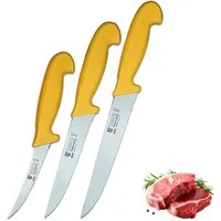 SMI Kochmesser 3-tlg Küchenmesser set Solingen Metzgermesser 5 zoll Ausbeinmesser