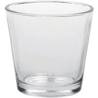 Sandra Rich Dekovase Vase/Windlicht 'Coni' aus Glas, konisch, Ø 9 x 8 cm, transparent (1 St)