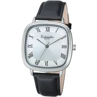 Eichmüller Quarzuhr Klassische Herrenuhr RE1143 Silberfarben Schwarz 39 mm
