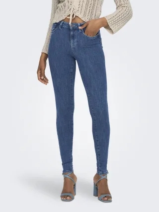 ONLY - ONLPOWER MID PUSHUP SK REA3223 NOOS Dark Blue Denim - Gr. - 32