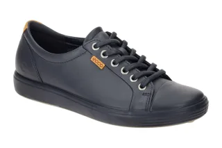 Ecco 430003 SOFT 7 LADIES - sportliche Schn?r-Halbschuhe, Sneaker in Blau marine