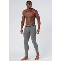Reebok Lange Unterhose JOHNY basic, lang, atmungsaktiv, mit Logo, breiter Bund, Baumwollmix