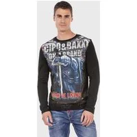 Cipo & Baxx T-Shirt Sweatshirts mit coolem Print