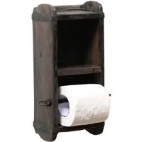 Marrakesch Orient & Mediterran Interior Wanddekoobjekt Vintage decoratieve toiletrolhouder en wandrek Palwa (1 St), Handarbeit