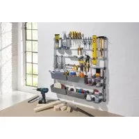 Ruco Ablageregal, Aluminium/Kunststoff, ideal für Werkstatt, Garage oder Hobbyraum