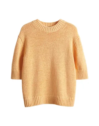 someday - Kurzarmpullover - Tavery orange - Gr. - 42