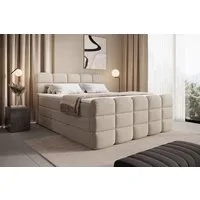 wonello Boxspringbett Carenzo, Doppelbett mit Bettkasten, wahlweise mit premium Topper