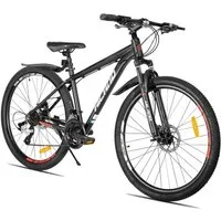 HILAND Mountainbike 27.5 Zoll Offroad-MTB für Erwachsene, Männer und Frauen, 24 Gang, 24 Gänge, leichter Aluminiumrahmen, hydraulische Scheibenbremsen