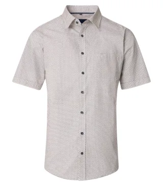 CASAMODA - Freizeithemd Kurzarm grün - Gr. - 4XL