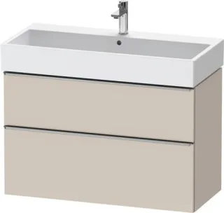 Duravit D-Neo Waschtischunterbau wandhängend Taupe Matt 984x442x625 mm - DE4374070910000 DE4374070910000