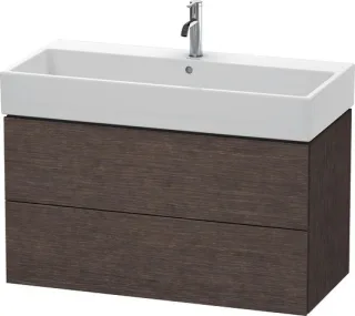 Duravit L-Cube Waschtischunterbau wandhängend Eiche dunkel gebürstet Matt 984x459x544 mm - LC6278072 LC627807272
