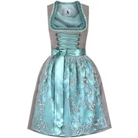 Alpenmärchen Dirndl Dirndl Laura in grau und türkis - ALM412