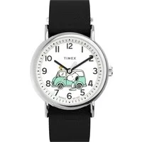 Timex Quarzuhr PEANUTS WEEKENDER TW2Y11800VV, Armbanduhr, Damenuhr,Textilarmband,analog