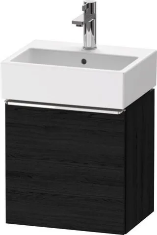 Duravit D-Neo Waschtischunterbau wandhängend Eiche Schwarz Matt 434x322x440 mm - DE4217L10160000 DE4217L10160000