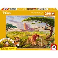 Schmidt Spiele Puzzle Puzzle Disney König der Löwen Thomas Kinkade 200 Teile, Puzzleteile
