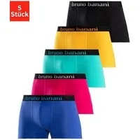 Bruno Banani Boxer Boxershorts für Herren (Packung, 5-St) mit Streifen Logo Webbund
