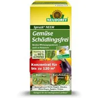 Neudorff Insektenspray Spruzit NEEM GemüseSchädlingsfrei 30 ml für 120 m², 30 ml, Konzentrat zur Bekämpfung von Schädlingen wie Blattläuse, Trauermücken und Raupen, an Gemüse und Kräutern, geringes Resistenzrisiko