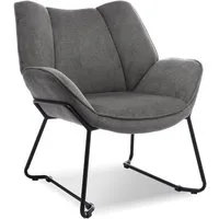 HomeGuru Loungesessel moderner Relaxsessel,Loungesessel,Lesesessel,Blütenblattform,Ergonomie (1-St., Packung)