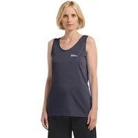 Jack Wolfskin Tanktop CROSSTRAIL TANK W schnelltrocknendes TEXADRI SINGLE JERSEY HEATHER-Gewebe