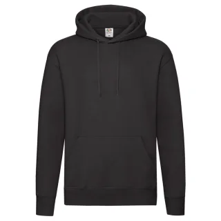 Fruit of the Loom Herren Premium 70/30 Plain Hoodie (Schwarz)