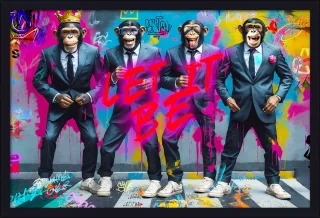Gerahmtes Bild GRAFFITI GANG