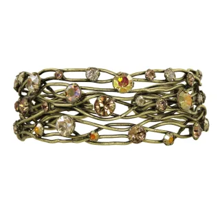 konplott - Armreif - Cages braun