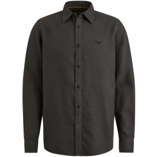 PME Legend - Hemd mit Allover-Struktur schwarz - Gr. - XXL