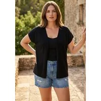 Laura Scott CURVE Strickjacke Große Größen mit lässigem, figurschmeichelndem Schnitt