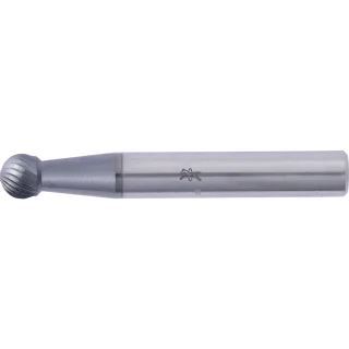 PFERD TOOLS Hartmetall Hochleistungsfrässtift Kugel KUD Ø 06x05mm Schaft-Ø 6mm Z5 HICOAT beschichtet universal fein - 21112557