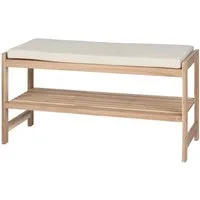 WENKO Schuhbank Acina, BxTxH: 90x34x45 cm, aus Akazienholz