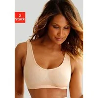 petite fleur by Lascana Bralette-BH (Packung, 2 Stück) SEAMLESS ohne Bügel – auch ideal für große Größen, bequemer BH