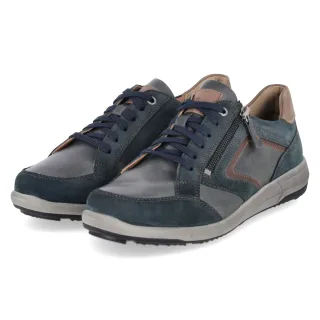 Josef Seibel Halbschuhe ENRICO 37 Blau - Gr. 40 -  Leder und Textil