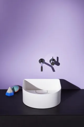 LAUFEN Waschtisch-Schale Sonar o.HL o.ÜL 340x340 weiß matt, H8123407571121 H8123407571121