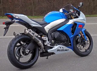 Sport Auspuff Bodis GP1 Edelstahl Black Suzuki GSX-R 1000 Bj. 2009-2011 re.&amp;li. +ABE