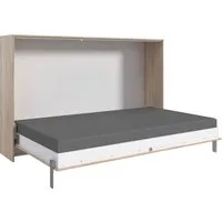 Wimex Schrankbett Juist Schrankklappbett Gästebett horizontal klappbar, 3 Liegeflächen, mit Lattenrost, Made in Germany