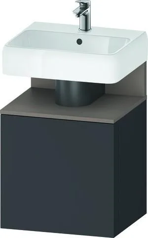 Duravit Qatego Waschtischunterbau wandhängend Graphit Matt 490x420x645 mm - QA4077R43490000 QA4077R43490000