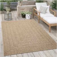 OTTO home Outdoorteppich Kyllian Jute-Look, rechteckig, Höhe: 10 mm, In- und Outdoor Teppich, pflegeleicht und UV-beständig, wetterfest