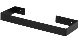 Neuesbad Serie 10 Black Wandmontage Handtuchhalter 300mm, schwarz matt, Material Edelstahl NB1DEADMN6111