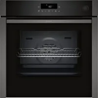 NEFF Pyrolyse Backofen B6AVJ7AG3, Pyrolyse-Selbstreinigung, Voll versenkbare Hide® Backofentür & saftiges Added Steam
