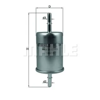 Mahle Kraftstofffilter Audi Jaguar Saab Seat Skoda VW