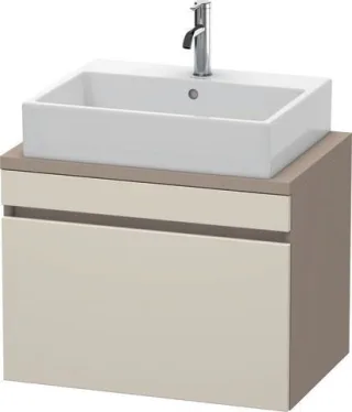 Duravit DuraStyle Konsolenwaschtischunterbau wandhängend Taupe & Basalt Matt 700x478x512 mm - DS5301 DS530109143