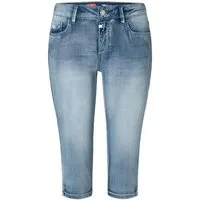 TIMEZONE 3/4-Jeans AleenaTZ - aqua blue wash