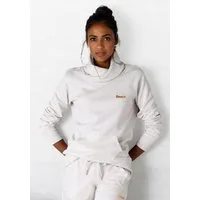 Bench. Loungewear Longsweatshirt mit Stehkragen in Layeroptik und Kängurutasche, Loungewear