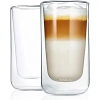 blomus Thermoglas NERO, 2-tlg., Glas, Doppelwandig, Inhalt 320 ml, 2-teilig