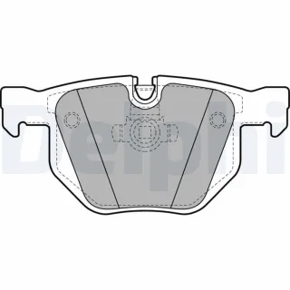 Delphi Bremsbel?ge hinten BMW 5er E60 6er E63