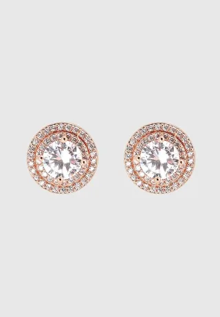 US Polo Assn Jewellery Ohrringe „Cristal“ in Roségold