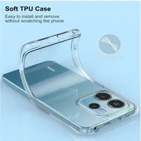 CoolGadget Handyhülle Transparent Ultra Slim Case für Xiaomi Redmi Note 14 5G 6,67 Zoll, Silikon Hülle Dünne Schutzhülle für Redmi Note 14 5G Hülle